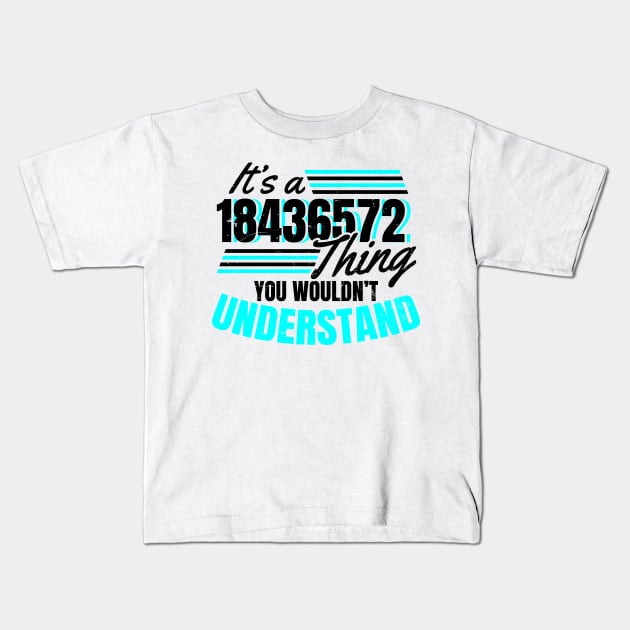 V8 Engine Shirt | It's A 18436572 Thing Gift Kids T-Shirt by Gawkclothing